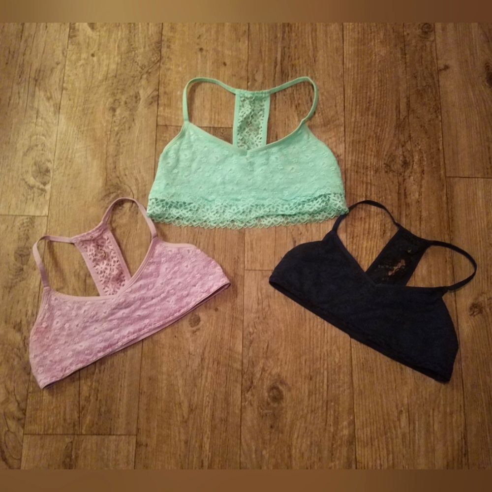 Wonder Nation lace bralettes